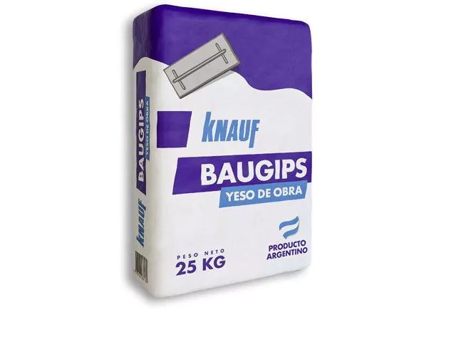 Yeso knauf baugips (obra) x 25kg